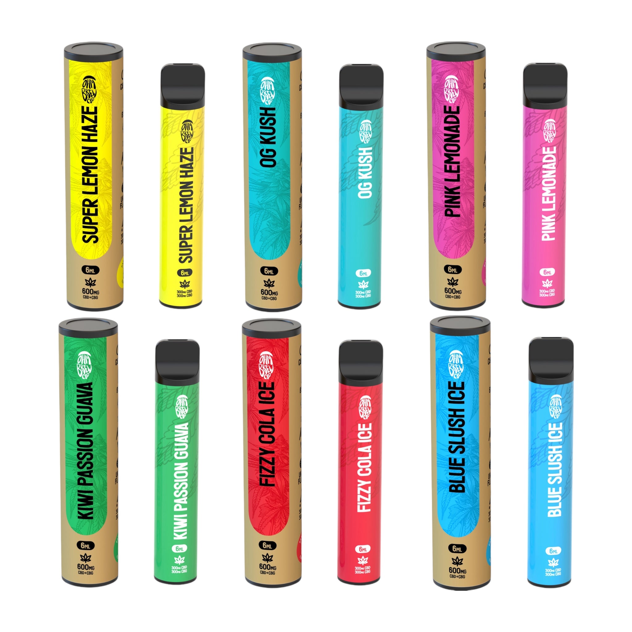 Ohm Brew CBD + CBG 600mg Disposable E-Cigarette TSV VAPE SHOP Ohm Brew CBD + CBG 600mg Disposable E-Cigarette TSV VAPE SHOP