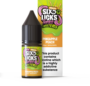 Six Licks Tongue Twisters Nicotine Salt E-liquid